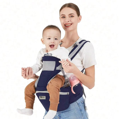4 in 1 Multifunctional Baby Carrier with Hip Seat Baby Sling Wrap Portable Adjustable Infant Waist Carriers Breathable Bebe Bag