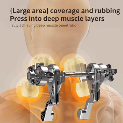 Neck Shoulder Massager Heating Neck Kneading Multifunctional Shiatsu Kneading Massage Cervical Relaxing Trapezius Massage Pillow